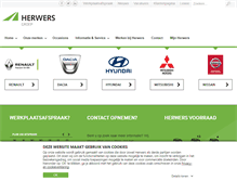 Tablet Screenshot of herwers.nl